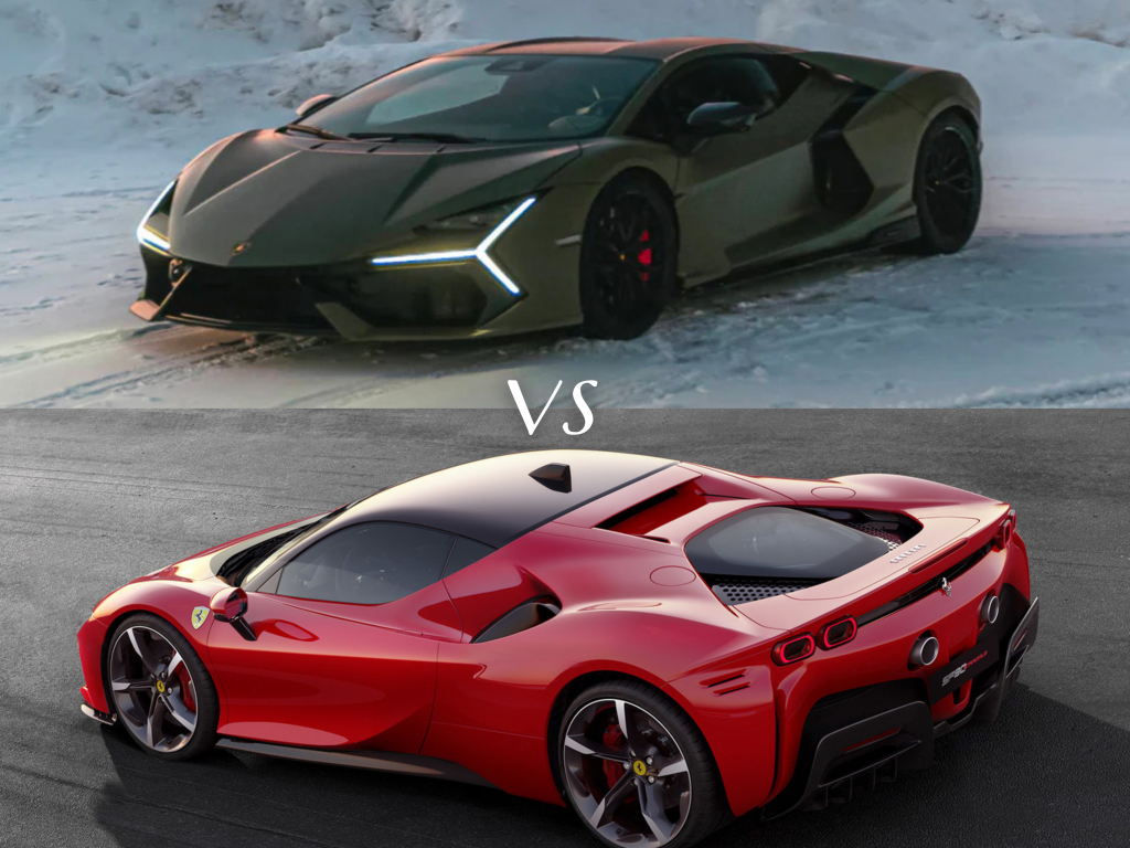 Lamborghini Revuelto vs. Ferrari SF90 Stradale 2025