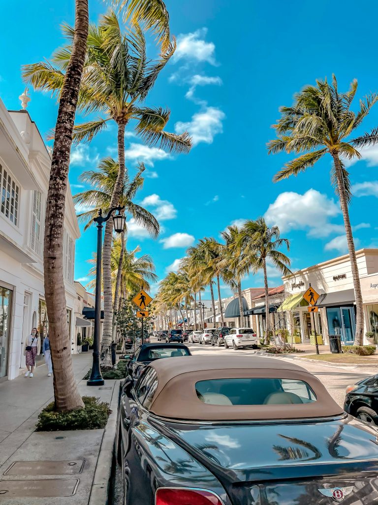 Worth Ave Palm Beach SNow birds